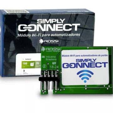 Modulo Wifi para motores Rossi Simply Connect, comando via celular Bluetooth ou wifi .