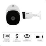 Kit 4 Câmeras de Segurança Intelbras Full HD + DVR MHDX 1204-C + HD 500GB