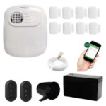 Alarme completo Intelbras Anm 24 Net c/ 8 sensores sem fio c/ aplicativo para celular