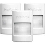 Sistema alarme monitorado AMT 1000 Intelbras com 5 sensores, 2 presença sem fio Pet + 3 para portas/ janelas