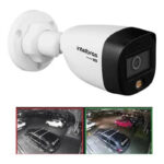Kit 4 câmeras VHD 3220B full color + Intelbras c/ microfone e imagens coloridas à noite.