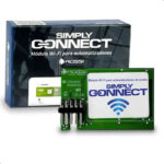 Kit Placa + modulo Rossi p/ abertura de portao pelo celular - Placa Rossi WKXH90 + Módulo Wifi Simply Connect.