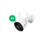 4 Câmeras Wifi IM5 Intelbras, aceita cartão de memória