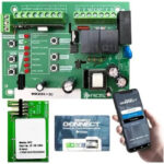 Kit Placa + modulo Rossi p/ abertura de portao pelo celular - Placa Rossi WKXH90 + Módulo Wifi Simply Connect.