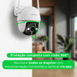 Câmera Wi-Fi iM7 Full Color 360 graus ,  áudio bidirecional imagens noturnas coloridas