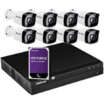 Kit CFTV IP , PoE Intelbrás NVD/NVR 1408 + HD + 8 Câmeras VipC 1230B