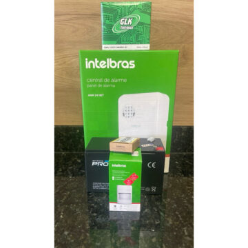 kit alarme Anm 24 net + 2 sensores de presença + 2 sensores magnéticos tudo sem fio .