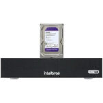 Dvr Intelbras Mhdx 1204C + Hd 500 Gb Purple