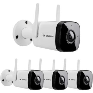 4 Câmeras intelbras Wifi VipW Bullet