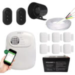Alarme Intelbras s/ fio completo 6 sensores e monitoramento via celular